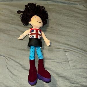 Union Jack Doll with Blue Star Leggings